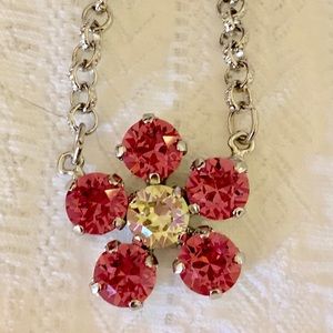 Rose & Luminous Green Necklace